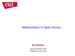 Presentation MathOA &ndash; Workshop Fair Open Access 7