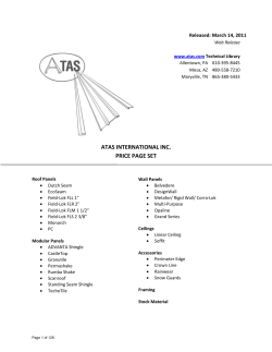 Price pages 3-14-11m - ATAS International, Inc.