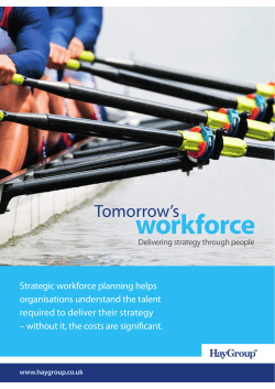 Strategic workforce planning