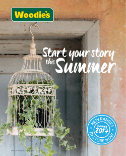 Woodie`s Summer Magazine