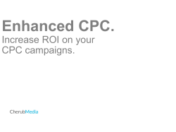 Enhanced CPC. Increase ROI on your CPC