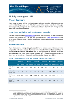 6. Gas Supply Hub - Australian Energy Regulator