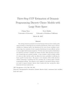Three-Step CCP Estimation of Dynamic Programming