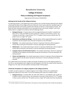 College of Science - Benedictine University