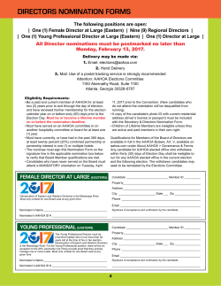 Young Professional Director at Large