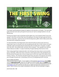 First Swing Info for 2016 PDF - BREC Golf