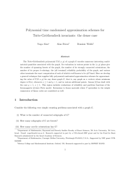 Polynomial time randomized approximation schemes for Tutte