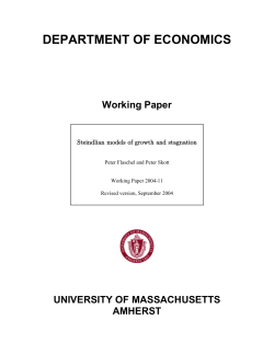 department of economics