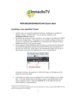 Installing a new openGear Frame