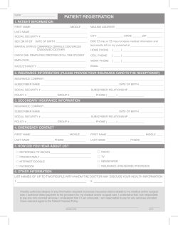 New Patient Package - Denali OB-GYN