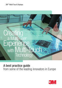 Creating with Multi-Touch Experience
