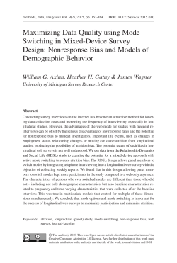 Maximizing Data Quality using Mode Switching in Mixed