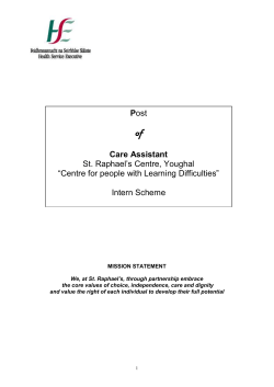 Draft Job Specification