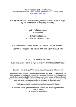 Strategic sequencing behavior among owner