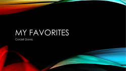 My Favorites - TCS Moodle 2