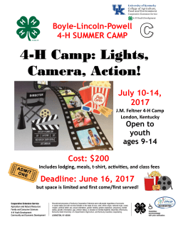 Cost: $200 Deadline: June 16, 2017 Boyle-Lincoln