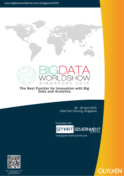 Big Data World Show Singapore 2015