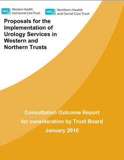 Urology consultation outcome report