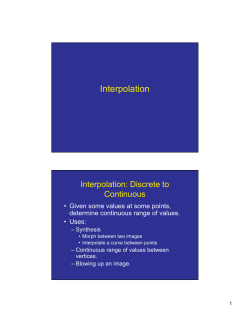 Interpolation