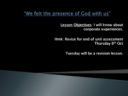 Conversion and Corporate experiences