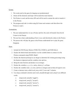 1. The words used in the game for hangman are predetermined. 2