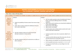 Statistics and Probability 14_Overview of Learning Plan