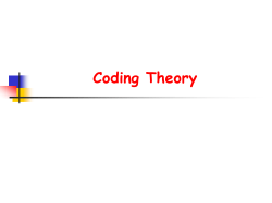 Introduction to Coding Theory