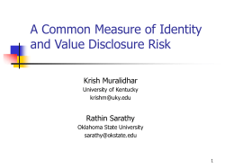 A Unified Approach for Measuring Identity and Value