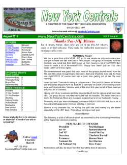 Newsletter - Aug 2010