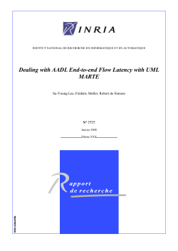 INRIA Research Report