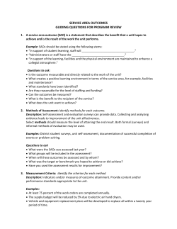service area outcomes guiding questions for program review