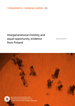 Intergenerational mobility and equal opportunity, evidence from
