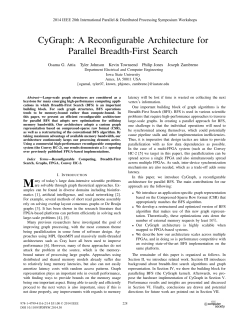 CyGraph: A Reconfigurable Architecture for Parallel Breadth