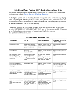 High Sierra Music Festival 2017 &bull; Festival Arrival and Entry