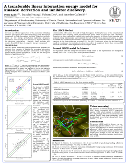 A transferable linear interaction energy model for kinases