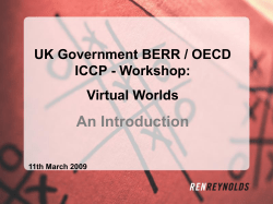 presentation .pdf - the Virtual Policy Network