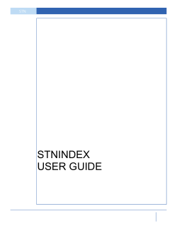 STNIndex User Guide - Chemical Abstracts Service