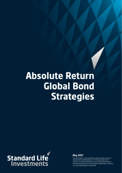 Absolute Return Global Bond Strategies Fund