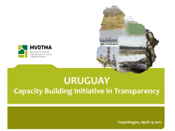 Uruguay - Global Support Program