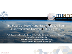 The Future of Micro/Nano-Satellite Based Earth Observation and