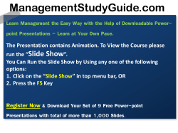 swot-analysis-demo - Management Study Guide