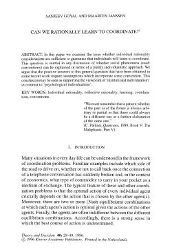 Can we rationally learn to coordinate?