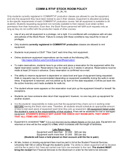 Stockroom Contract - California State University, Fullerton