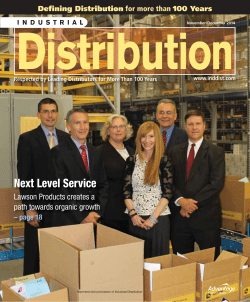 Industrial Distribution - Next Level Service of Lawson Products