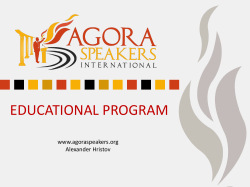 Presentaci&oacute;n de PowerPoint - Agora Speakers International
