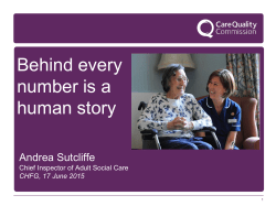 Behind every number is a human story