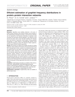 Efficient estimation of graphlet frequency