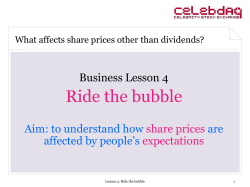 Celebdaq Academy Lesson Plan