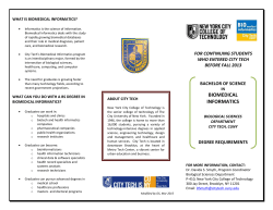 degree requirements - City Tech OpenLab