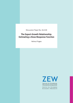 Estimating a Dose-Response Function